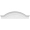 Ekena Millwork Segment Arch W/ Flankers Sunburst Architectural Grade PVC Pediment, 46"W x 12-1/2"H x 2-1/2"P PEDPS046X125SGF01 - alternate 5